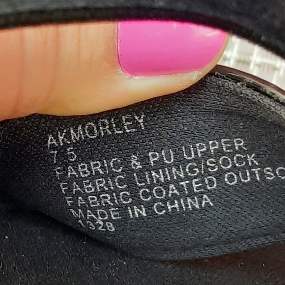 Anne Klein Sport Ankle Strap Comfort Sandals Small Wedge Black 7.5 NEW - Picture 8 of 12